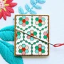 Vintage Flower Garden Quilt Needle Minder