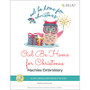 Owl Be Home for Christmas Machine Embroidery Design