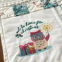Owl Be Home for Christmas Machine Embroidery Design