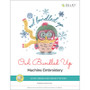 Owl Be Home for Christmas: Owl Bundled Up Machine Embroidery Design