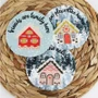 ITH Christmas Coaster Design: All is Calm - 2 Sizes
