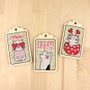 Valentine Pets Cross Stitch Gift Tags Palette Valentine Pets Cross Stitch Gift Tags Palette