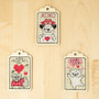 Valentine Pets Cross Stitch Gift Tags Palette Valentine Pets Cross Stitch Gift Tags Palette