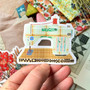 Retro Sewing Machine Sticker