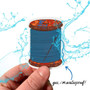 Blue Spool Sticker