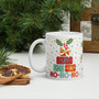 White Glossy Mug - Holiday Spirit: Presents - 11 oz