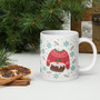 White Glossy Mug - Holiday Spirit: Ugly Sweater - 20 oz