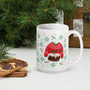 White Glossy Mug - Holiday Spirit: Ugly Sweater - 15 oz