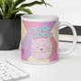 White Glossy Mug - Love to Craft: I'm Crafty & I Know It - 20 oz