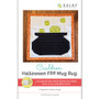 Halloween Cauldron FPP Mug Rug Digital Pattern Halloween Cauldron FPP Mug Rug Digital Pattern
