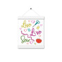 Poster with Hangers - Love to Sew: Live Love Sew