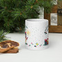 White Glossy Mug - Owl Be Home for Christmas