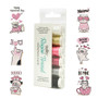 Valentine Pets Machine Embroidery Thread Palette - 6 Spools + Designs