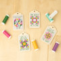 Talk Quilty to Me Cross-Stitch Gift Tags Palette