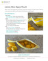 Lemon Slice Zipper Pouch Digital Pattern