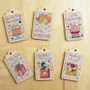 Celebrations Gift Tags Cross Stitch Palette - 12 Wt Cotton Petites Includes 6 Charts