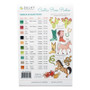 Cactus Rose Rodeo - Stick 'n Stitch™  Hand Embroidery Transfers + Thread