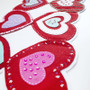 Felty Heart Table Topper Digital Pattern