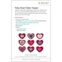Felty Heart Table Topper Digital Pattern