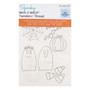 Spooky by Little Hooligans - Stick ‘n Stitch™ Hand Embroidery Transfers + Thread