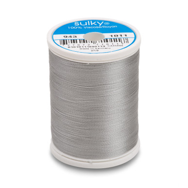 Sulky 40 Wt. Rayon Thread - Steel Gray - 850 yd. Spool