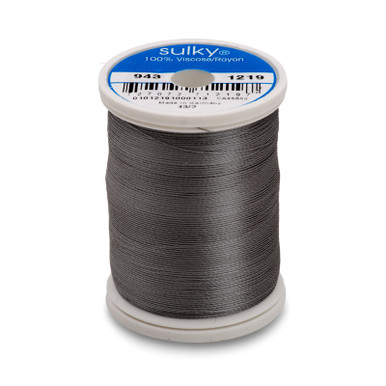 Sulky 40 Wt. Rayon Thread- Gray - 850 yd. Spool