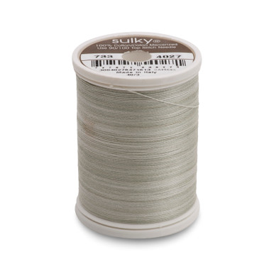 Sulky 30 Wt. Cotton Blendables Thread - Silver Slate - 500 yd. Spool