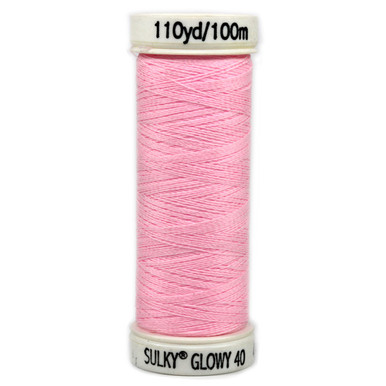 Pink Thread Set of 6 Sulky Solid Cotton Thread Spools - 12wt.