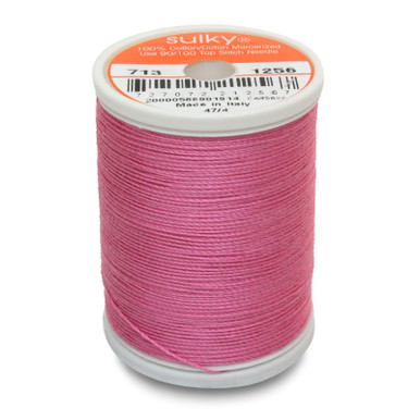 Sulky of America 12wt Cotton Thread, 330 yd, Sweet Pink