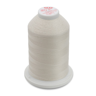 Sulky 12 Wt. Cotton Thread - Deep Ecru - 2,100 yd. Jumbo Cone