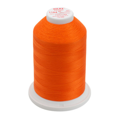 Sulky 30 Wt. Cotton Thread - Orange Red - 3,200 yd. Jumbo Cone