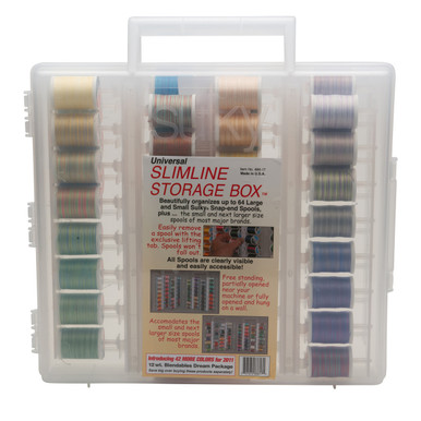 Universal Slimline Thread Storage Box - 12 Wt. Cotton Blendables Thread ...