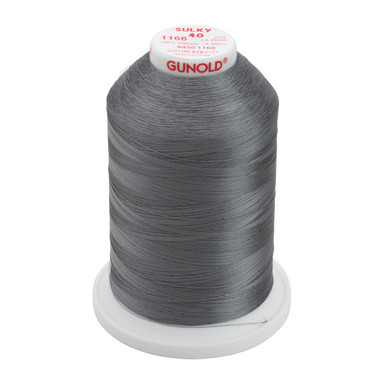Sulky 40 Wt. Rayon Thread- Med. Steel Gray - 5,500 yd. Jumbo Cone