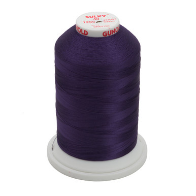 Sulky 40 wt 100% Rayon Embroidery Thread - Purple - 727072411229