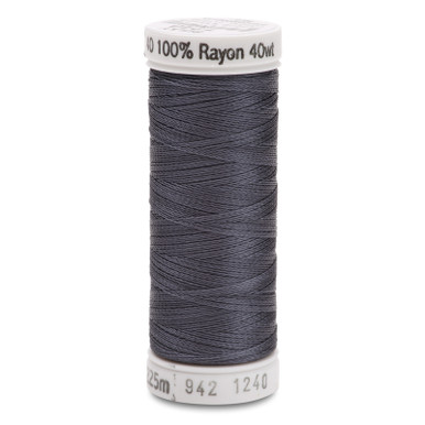 Sulky 40 Wt. Rayon Thread- Smokey Grey - 250 yd. Spool