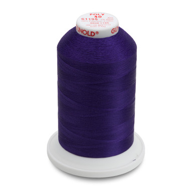 Sulky 40 Wt. Poly Deco Thread - Dk. Purple - 5,500 yd. Cone