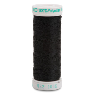 Sulky 40 Wt. Poly Deco Thread - Black - 250 yd. Spool