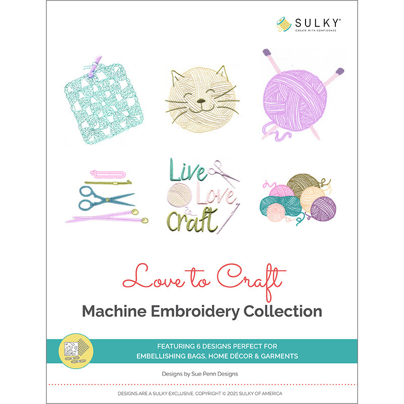 How to do Machine Embroidery on Cardstock - Sulky