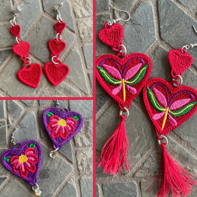AA様　Heart embroidery パッドinアメスリタンク AA様 Heart embroidery パッドinアメスリタンク - メルカリ