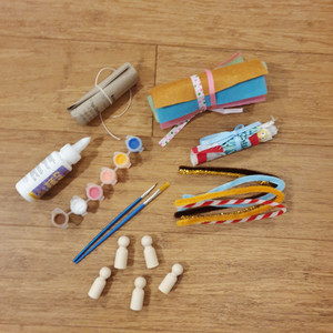 Craft Activity Kits - Peg Doll Kit Friends Craft Activity Kits - Peg Doll Kit Friends