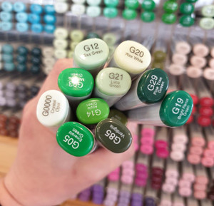 Copic Sketch Green Copic Sketch Green