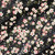 Chiyogami Japanese Paper 796C Black, White, Green, Gold Floral