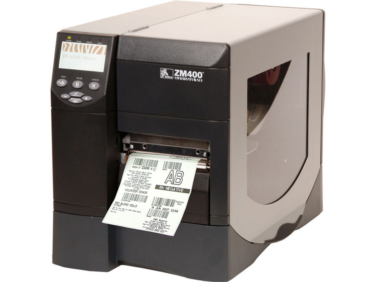 Zebra S Series Zm400 Zm400 2001 0000a Thermal Printer 8665