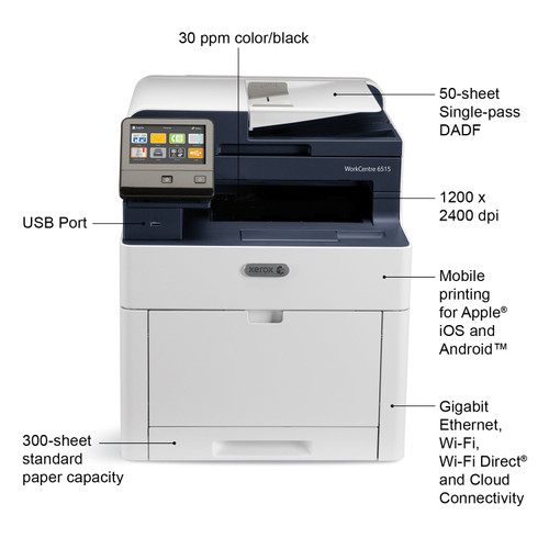 Xerox 6510/DNI Phaser Laser Printer - Color Xerox 6516/DNI MFP - Color