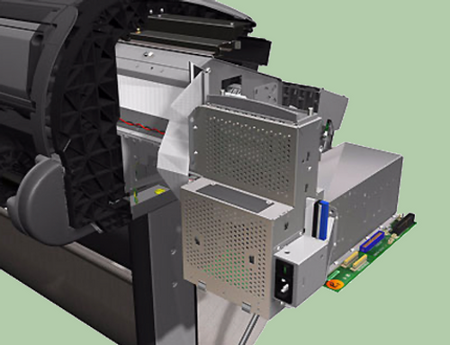 HP Designjet Z3200 Power Supply & Logic Board (Q6718-67034)