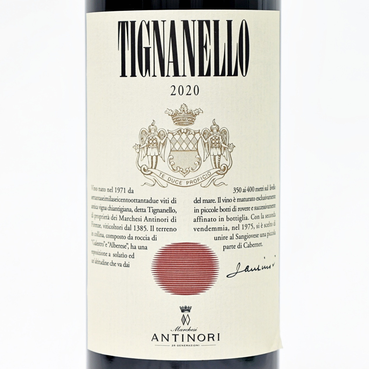 2020 Marchesi Antinori Tignanello Toscana IGT, Tuscany, Italy