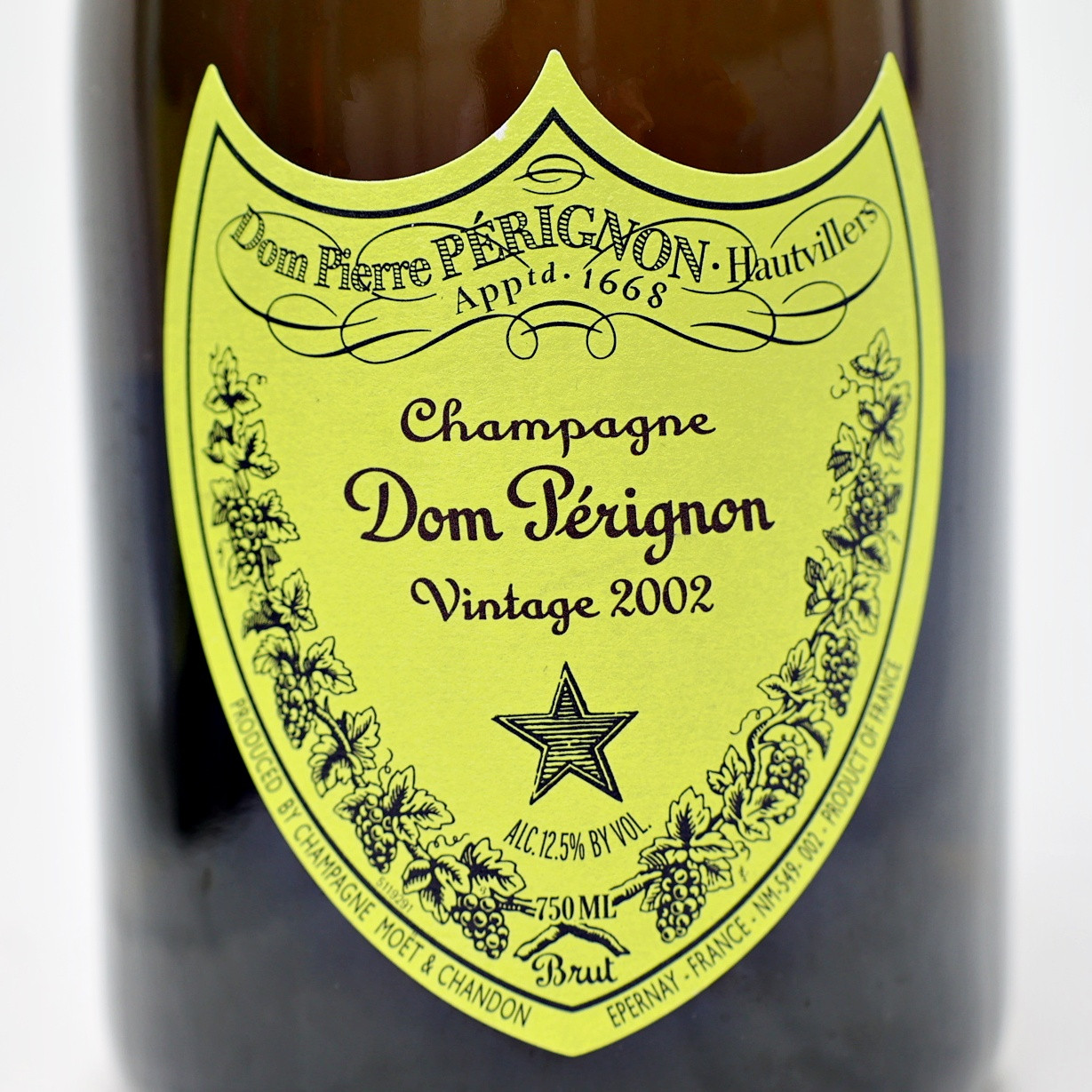 Dom 【未開栓・古酒】 DOM PERIGNON VINTAGE 2002 750ml 12.5% ドン