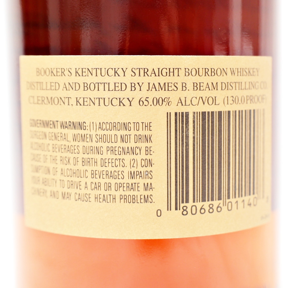 Booker's True Barrel Small Batch C05-A-12 Straight Bourbon Whiskey