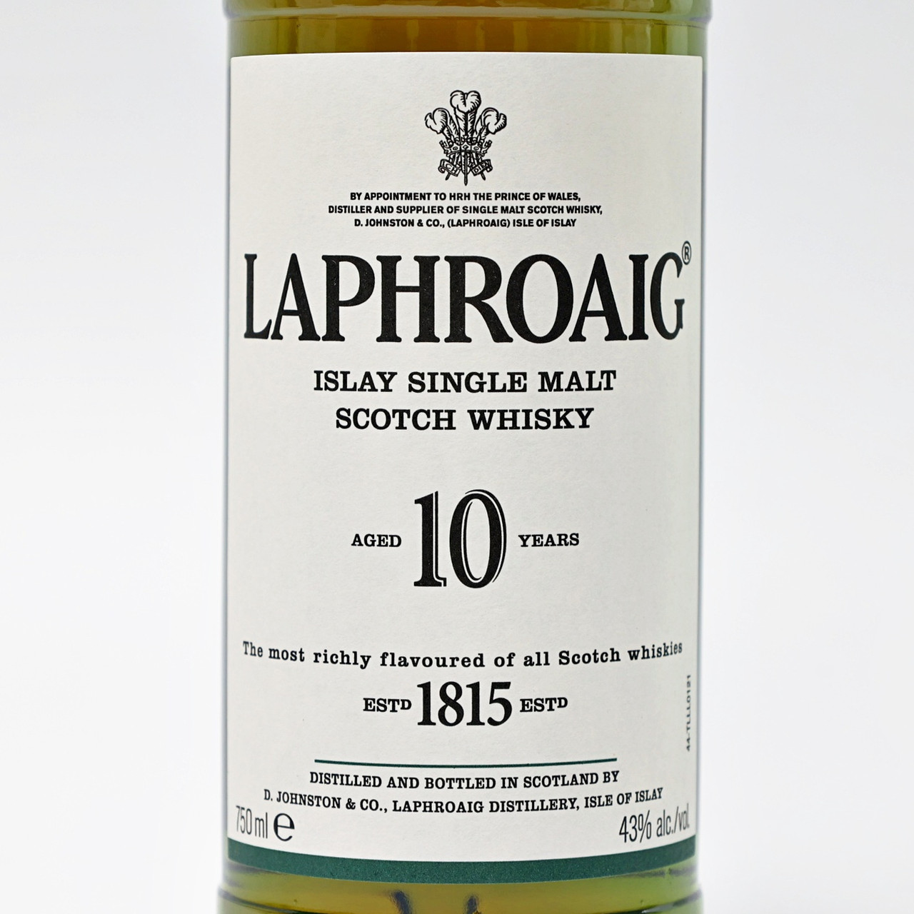 Laphroaig 10 Year Old Single Malt Scotch Whisky with Glasses