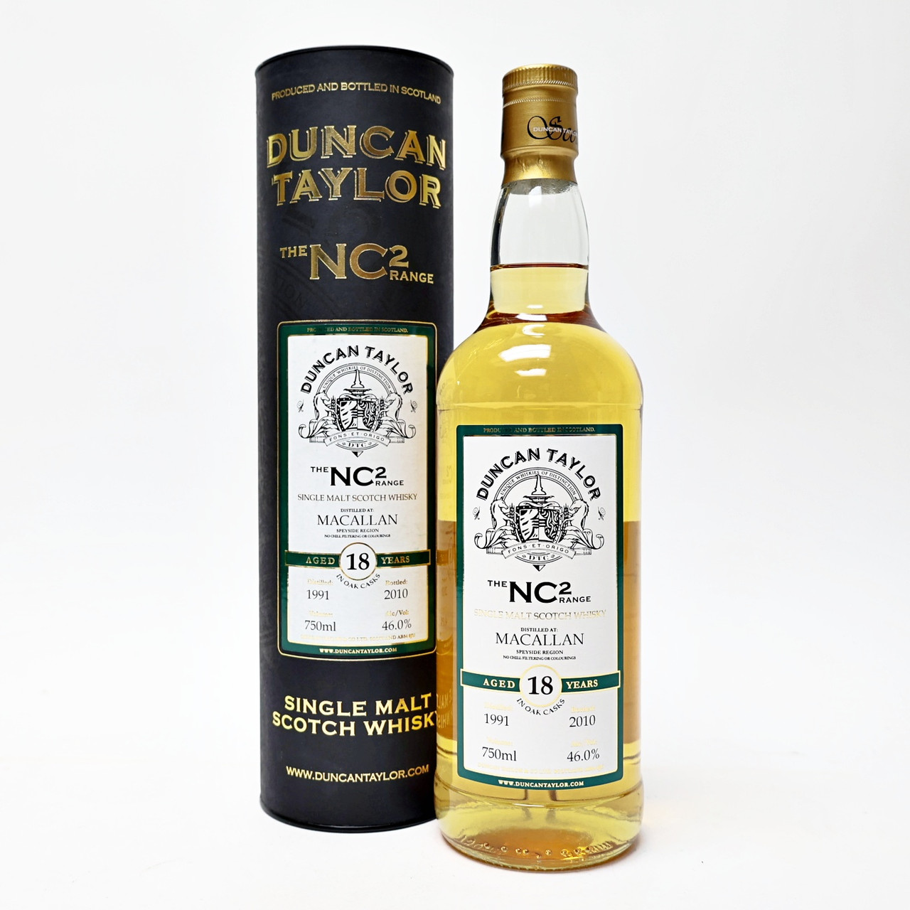1991 Duncan Taylor The NC2 Range Macallan 18 Year Single Malt